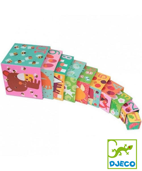 Djeco Κυβάκια Αριθμοί και Σχέδια