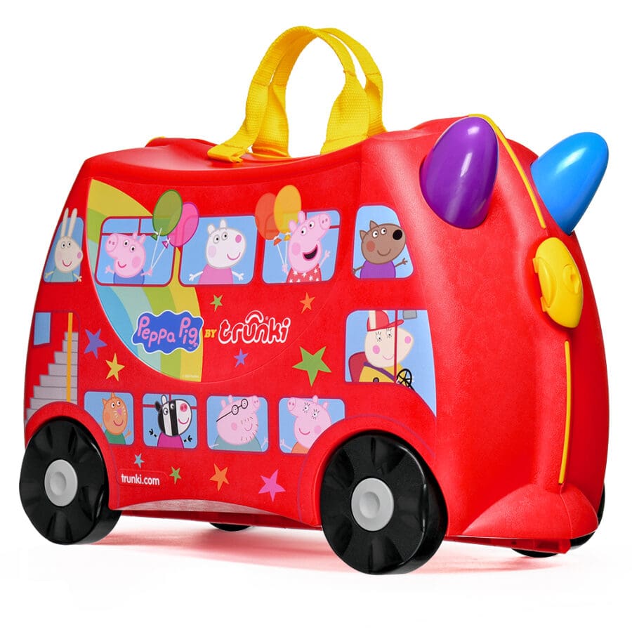 TRUNKI - PEPPA PIG PARTY BUS Παιδική Βαλίτσα Ταξιδίου