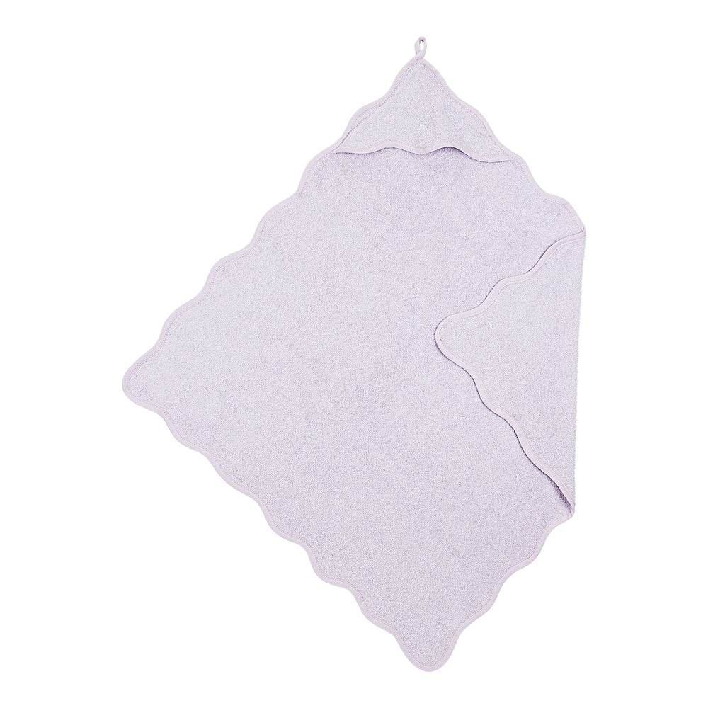 Meyco Βρεφική Πετσέτα Wavy - soft lavender - 80x80cm