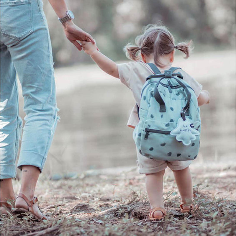 Minene – Mini Cotton Backpack Grey Sprinkles