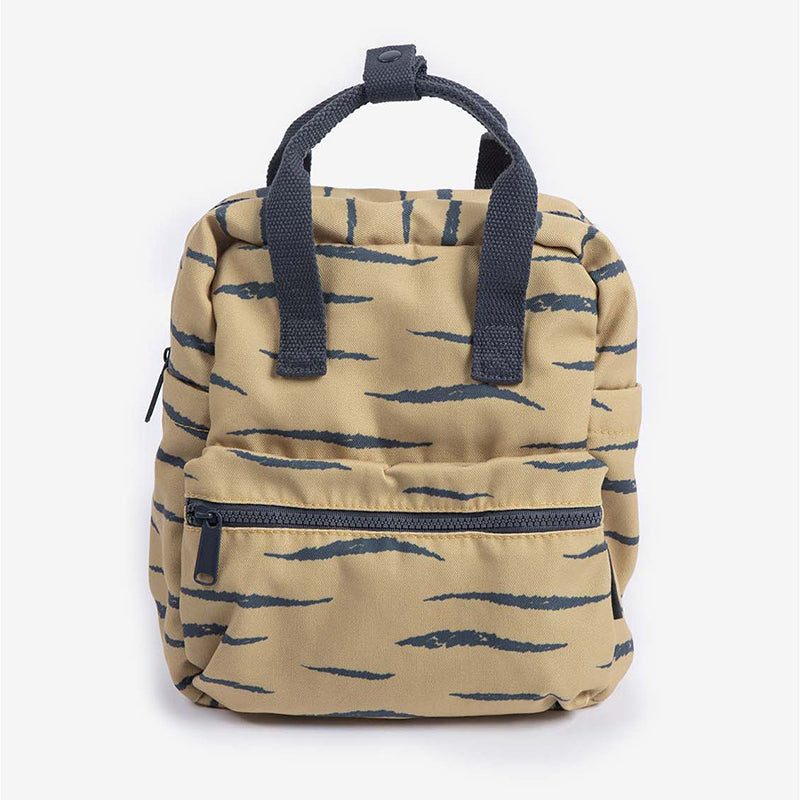 Minene – Mini Cotton Backpack Ochre Zebra