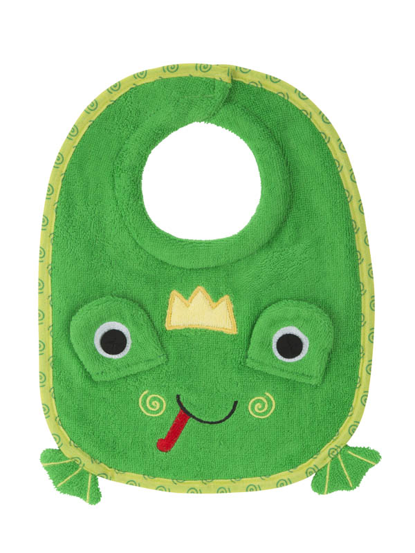 100% Cotton Σαλιάρα - Flippy the Frog