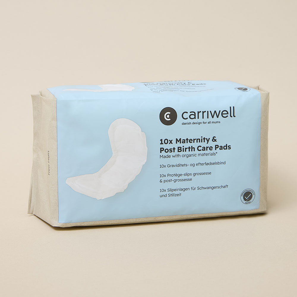 Carriwell 10x Σερβιέτες Λοχείας από Οργανικά Υλικά