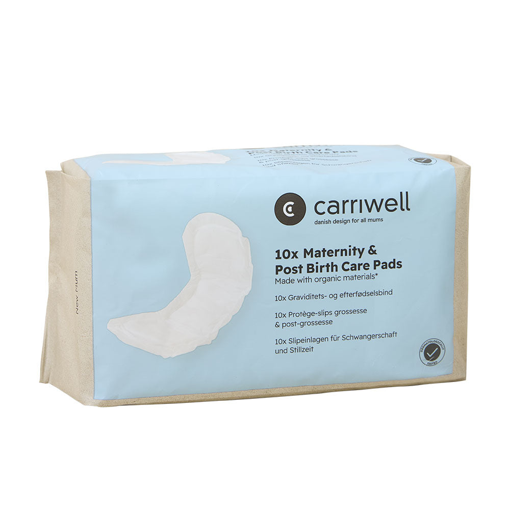 Carriwell 10x Σερβιέτες Λοχείας από Οργανικά Υλικά