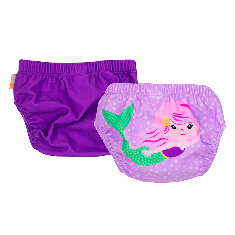 Zoocchini Μαγιώ Πάνα (2pcs Σετ) - Mermaid