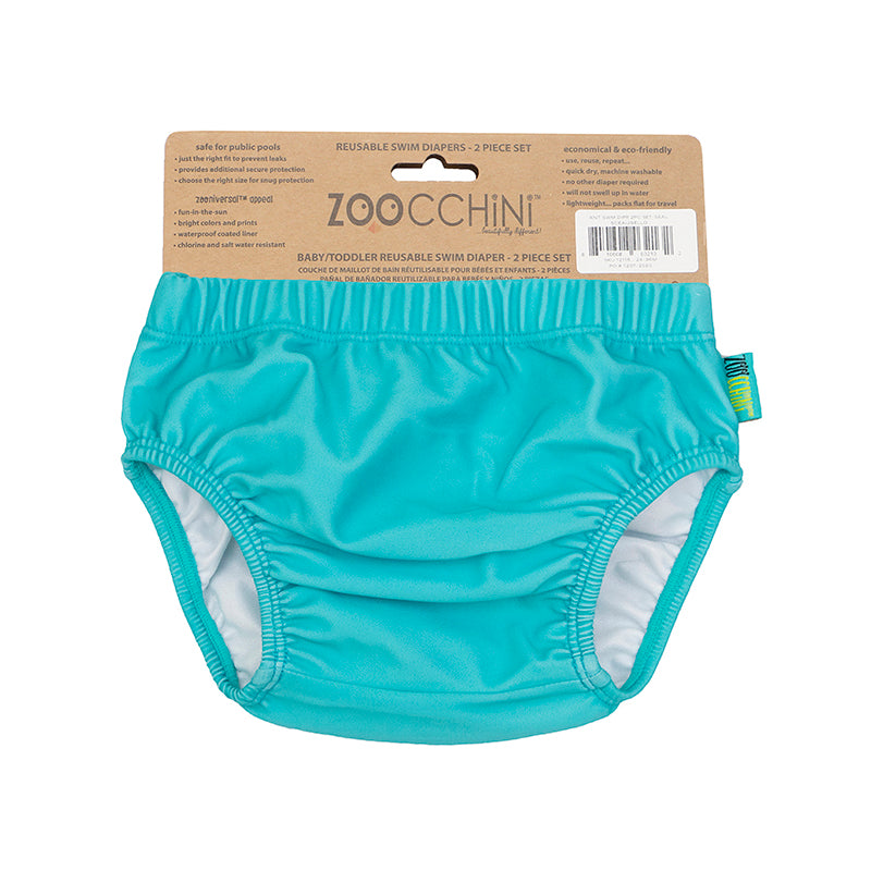 Zoocchini Μαγιώ Πάνα (2pcs Σετ) - Seal