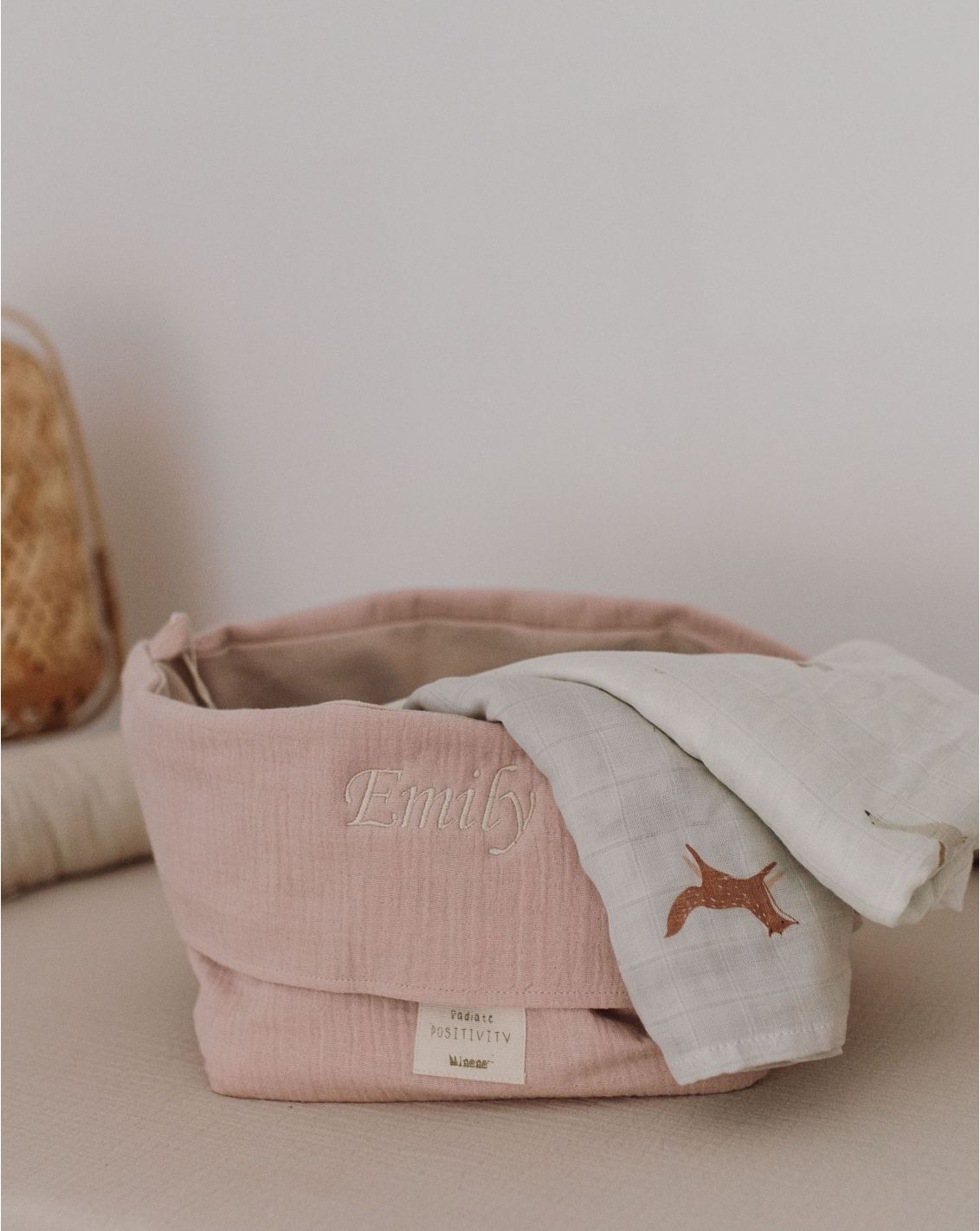 Minene - Bamboo Πάνα αγκαλιάς Μπεζ