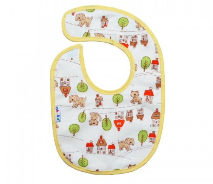 Αδιάβροχη Βαμβακερή Σαλιάρα με Velcro