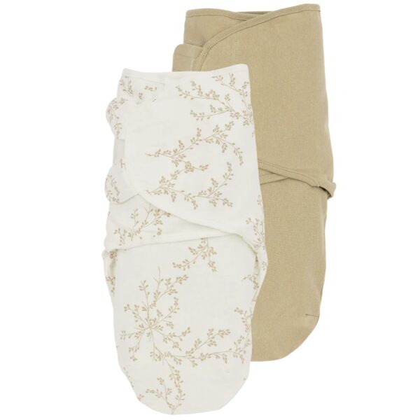 Meyco 2 Pack Swaddle Branches Sand 0-3 μηνών