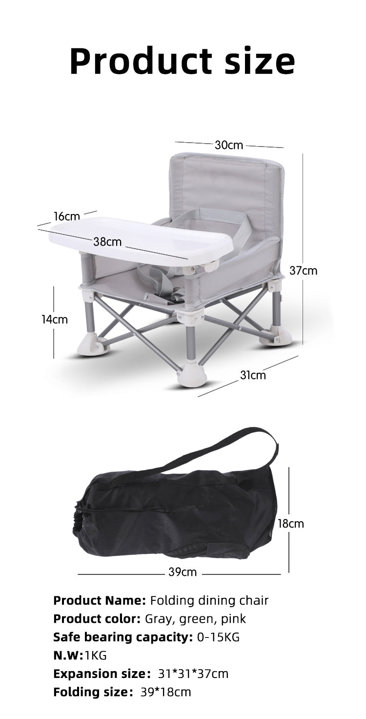 Babywise Pop Seat Booster - Grey