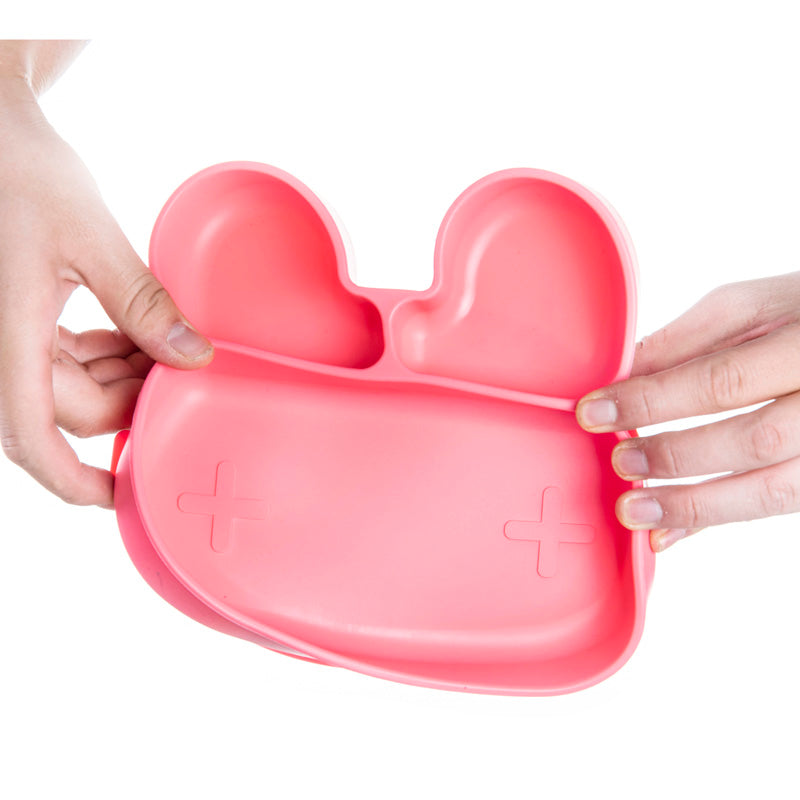 Πιάτο σιλικόνης κουνελάκι με χωρίσματα