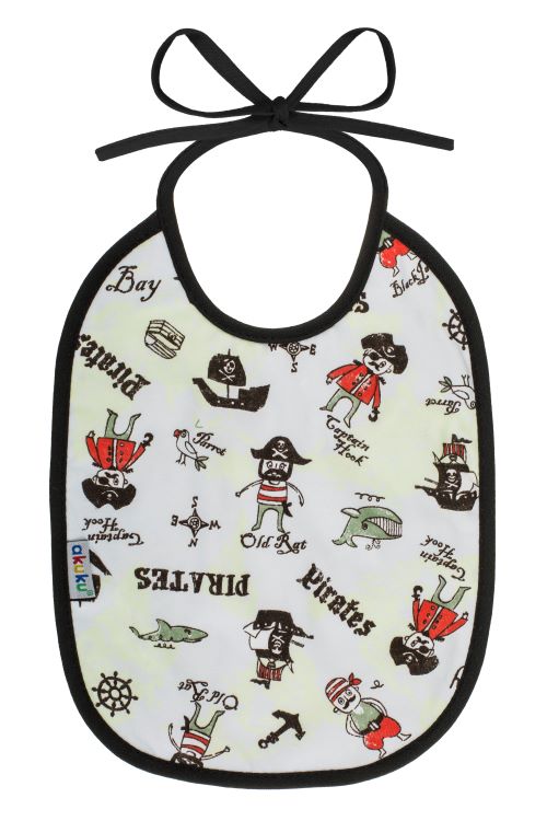 Αδιάβροχη Μεσαία Βαμβακερή Σαλιάρα με Δέσιμο