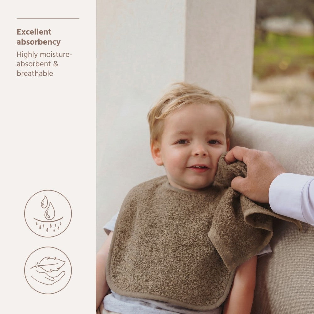 Meyco Σετ 3 Σαλιάρες Natural/Soft Sand/Taupe