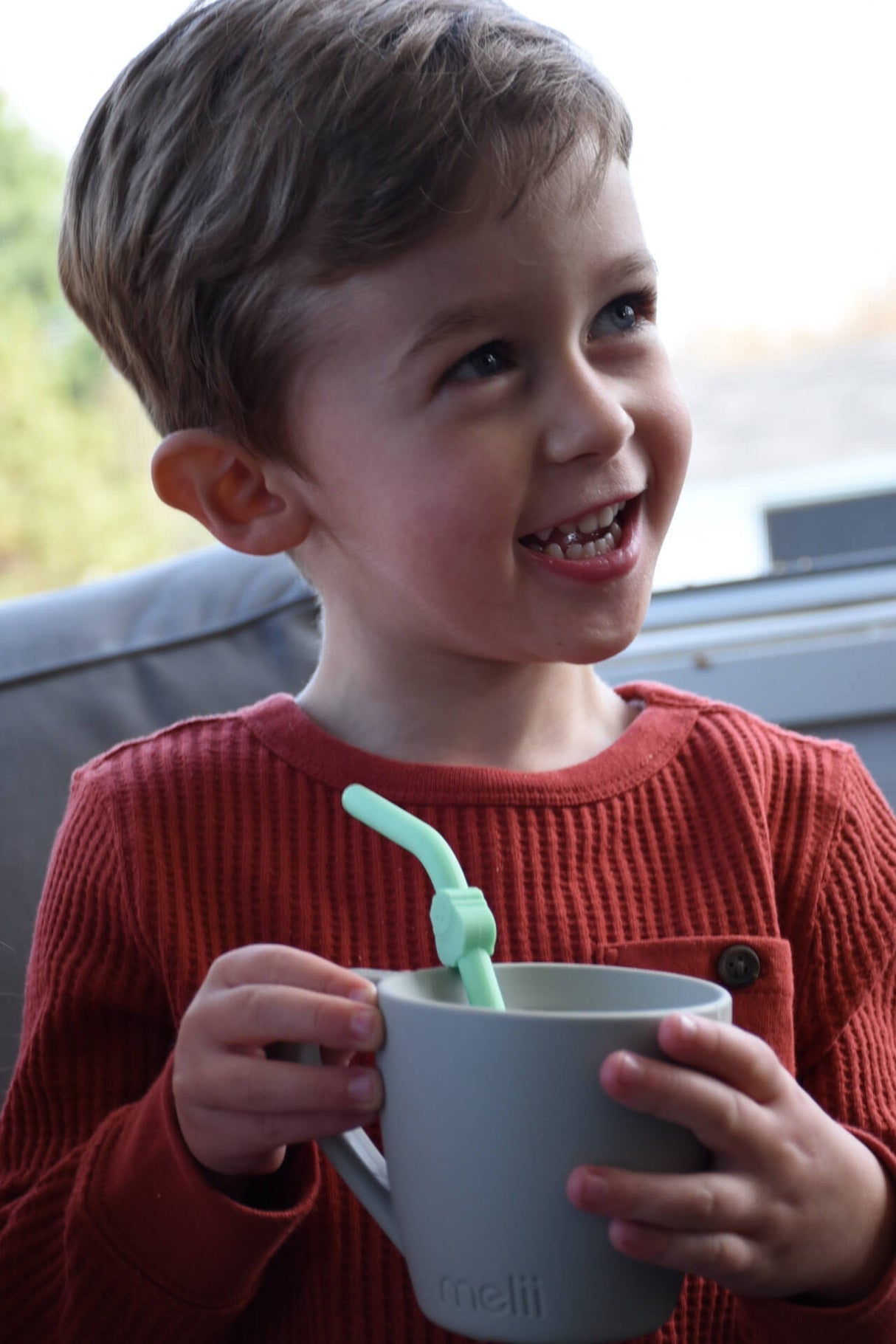 Melii - 6 καλαμάκια σιλικόνης πολλαπλών χρήσεων