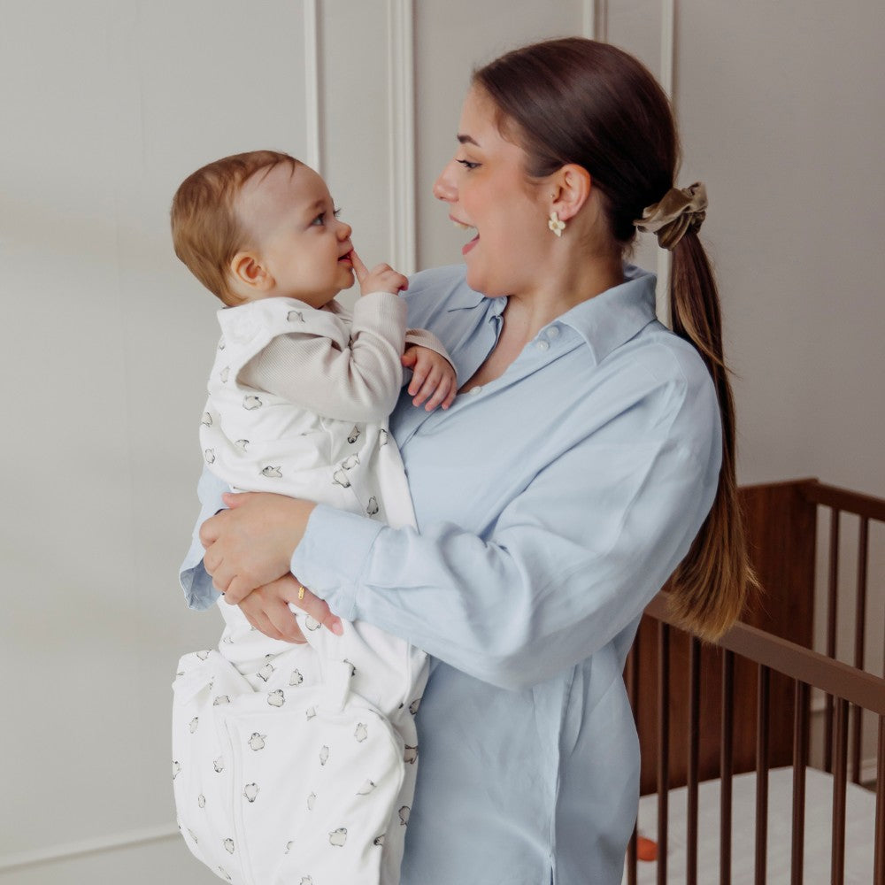 Meyco Υπνόσακος 4 εποχές Penguin Soft Sand (6 μηνών - 3 ετών)