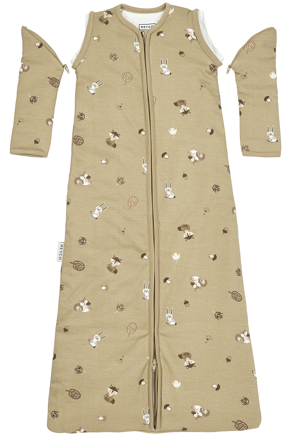 Meyco Baby Animal Υπνόσακος 4 εποχές Beige (6 μηνών - 3 ετών)