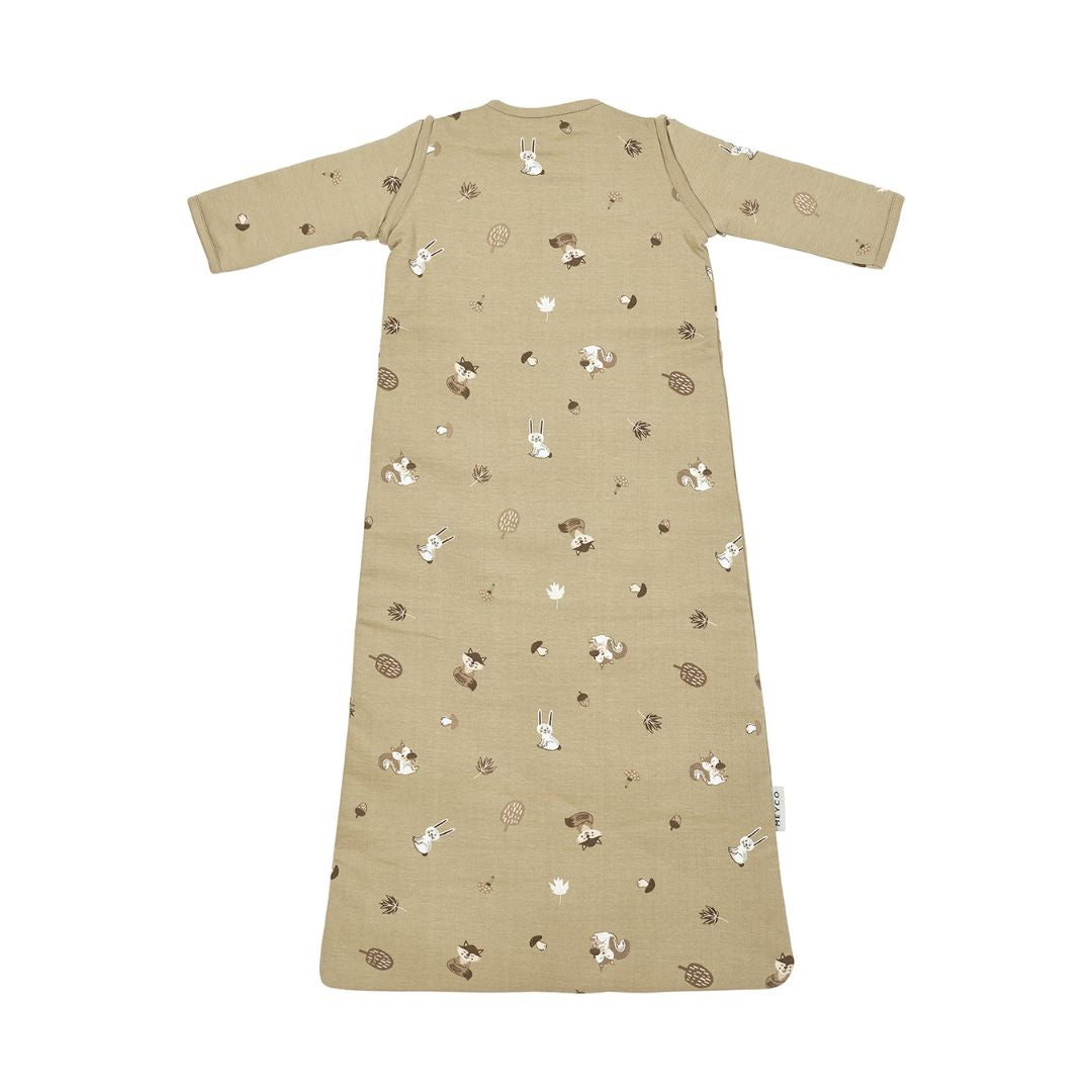 Meyco Υπνόσακος Forest Animals με αποσπώμενα μανίκια (0-5 ετών)