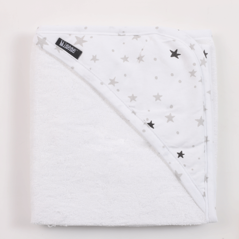 Minene Πετσετα Bamboo Grey Stars