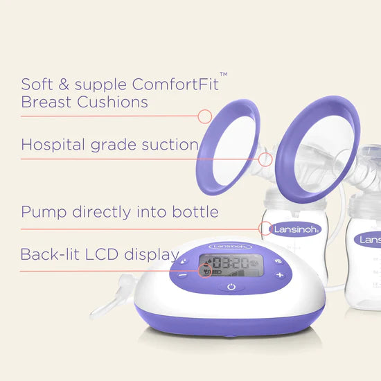 Lansinoh Διπλό Ηλεκτρικό Θήλαστρο