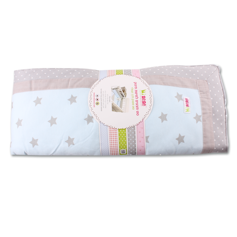 Minene Σετ Κουνιας Baby Blue Stars