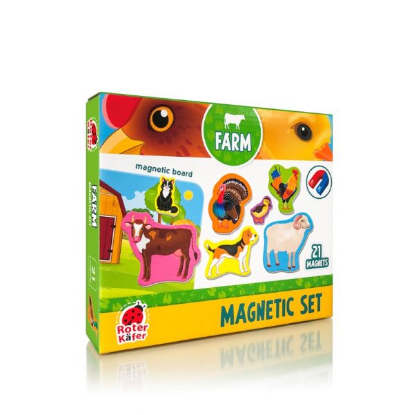 Μαγνητικό σετ "Φάρμα" με πίνακα