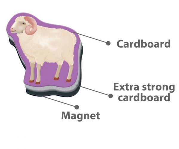 Μαγνητικό σετ "Φάρμα" με πίνακα