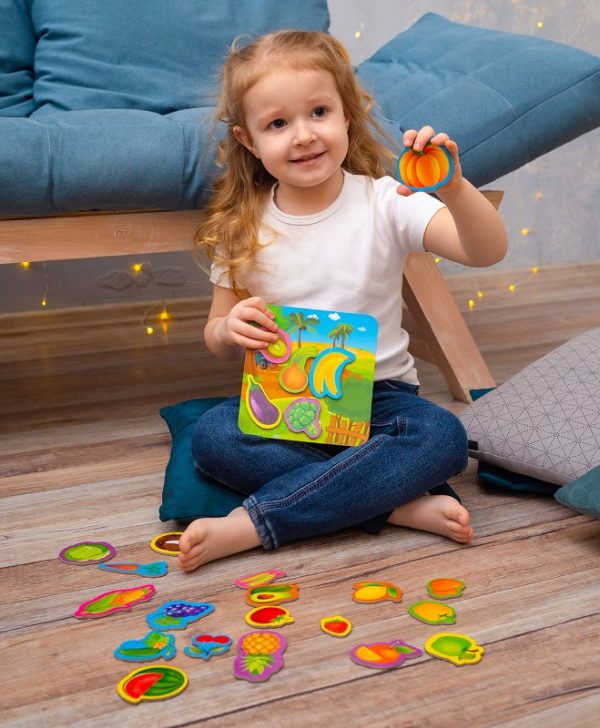 Μαγνητικό Σετ "Φρούτα Και Λαχανικά" Με Πίνακα