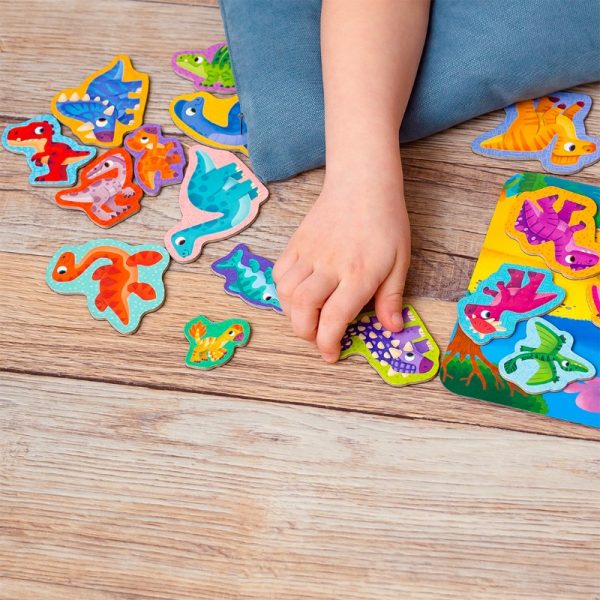 Μαγνητικό σετ "Δεινόσαυροι" με πίνακα