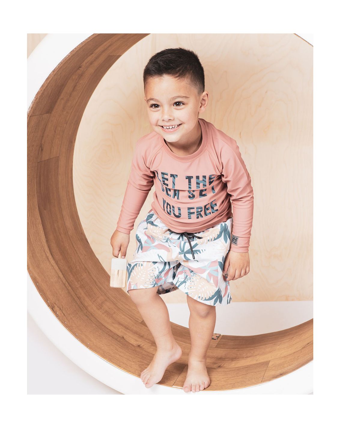 Minene UV Μαγιώ Σόρτς (2-8 ετών) Tropical Boy