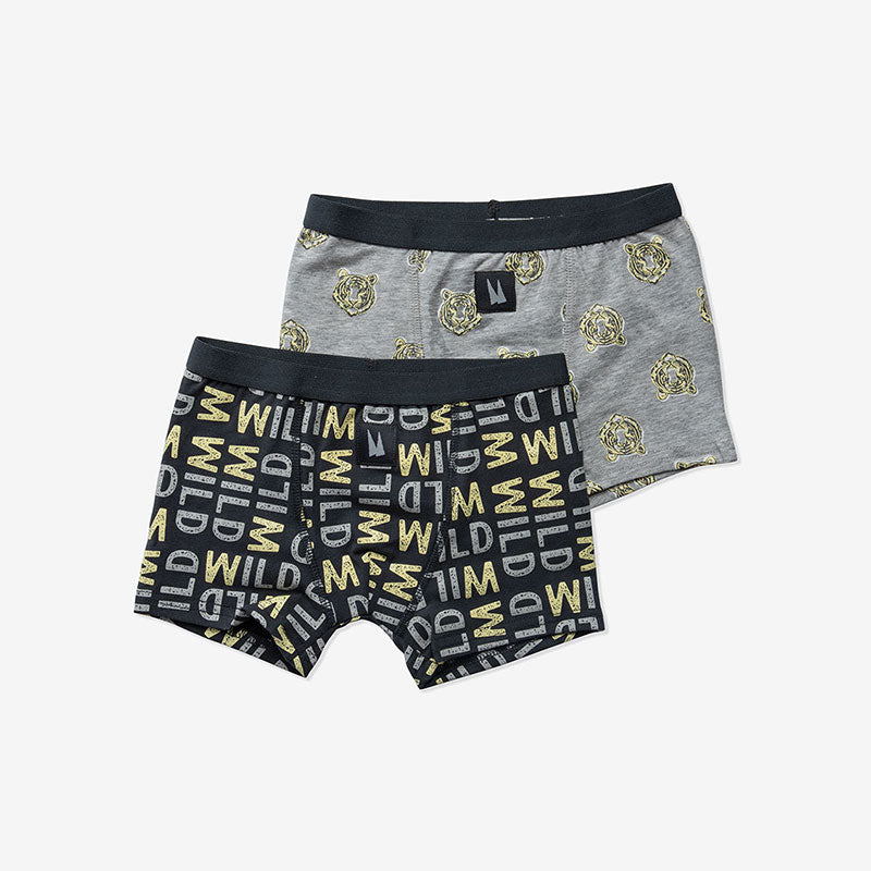 Minene Βαμβακερό Σετ Μποξεράκια Tiger (2 τμχ)