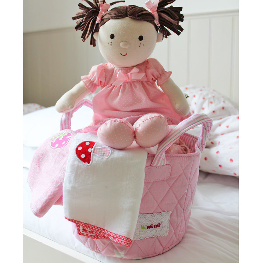 Minene Καλαθάκι Ροζ Αστέρια