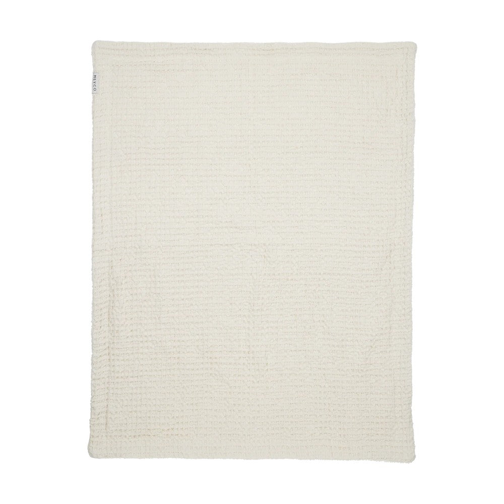 Meyco Κουβέρτα Waffle Teddy Nature 100x150cm