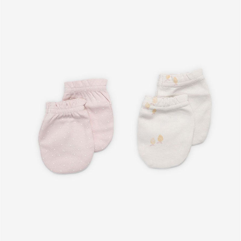 Minene Γαντάκια Νεογέννητου Pink/Lemon.