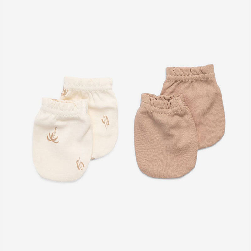 Minene Γαντάκια Νεογέννητου Palmtrees/Brown.