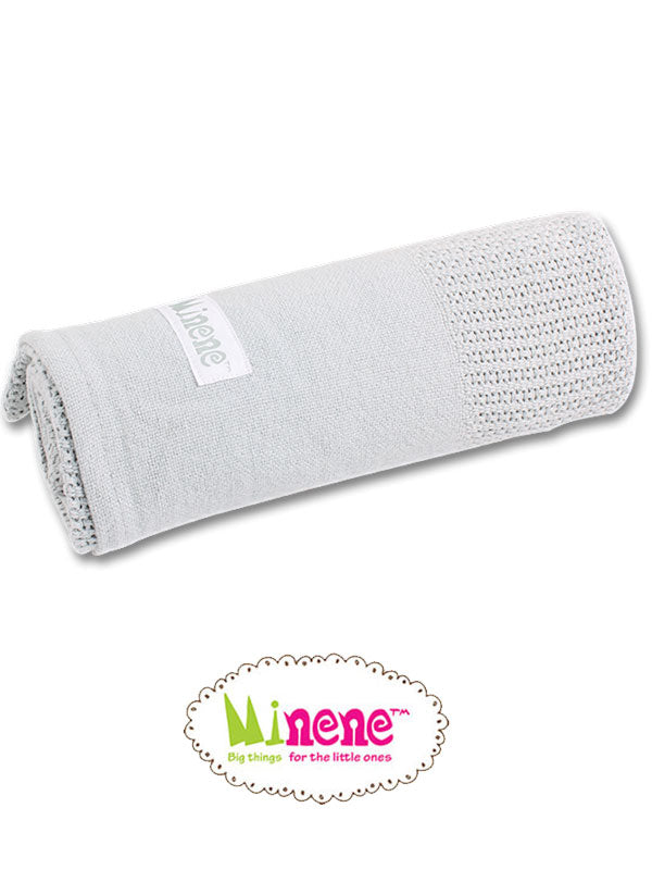Minene Knitted Blanket White