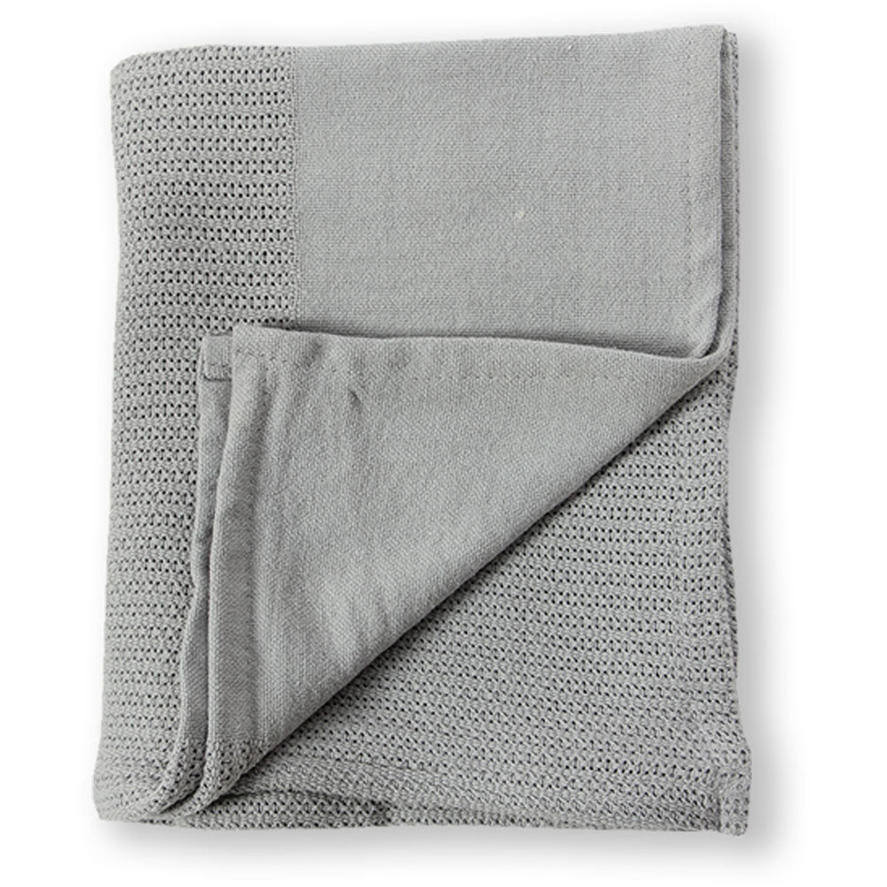 Minene Πλεκτη Κουβερτουλα Grey