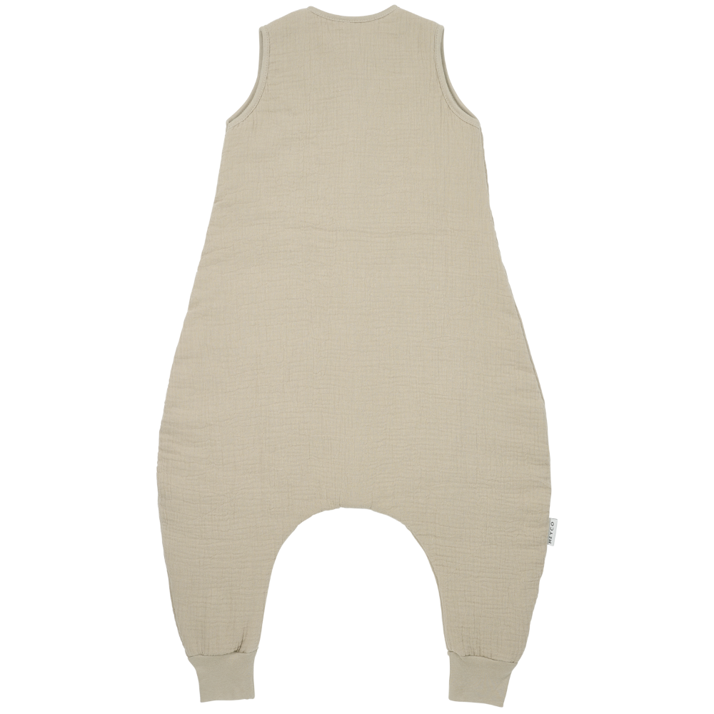 Meyco 100% Βαμβακερός Υπνόσακος με Ποδαράκια 2.0 Tog Muslin Sand (9 μηνών-5 ετών)