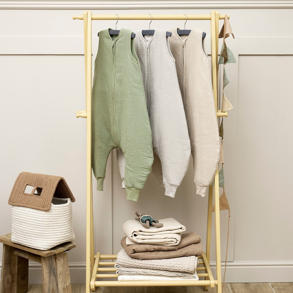 Meyco 100% Βαμβακερός Υπνόσακος 2.0 Tog με Ποδαράκια Muslin Rose (9 μηνών-5 ετών)