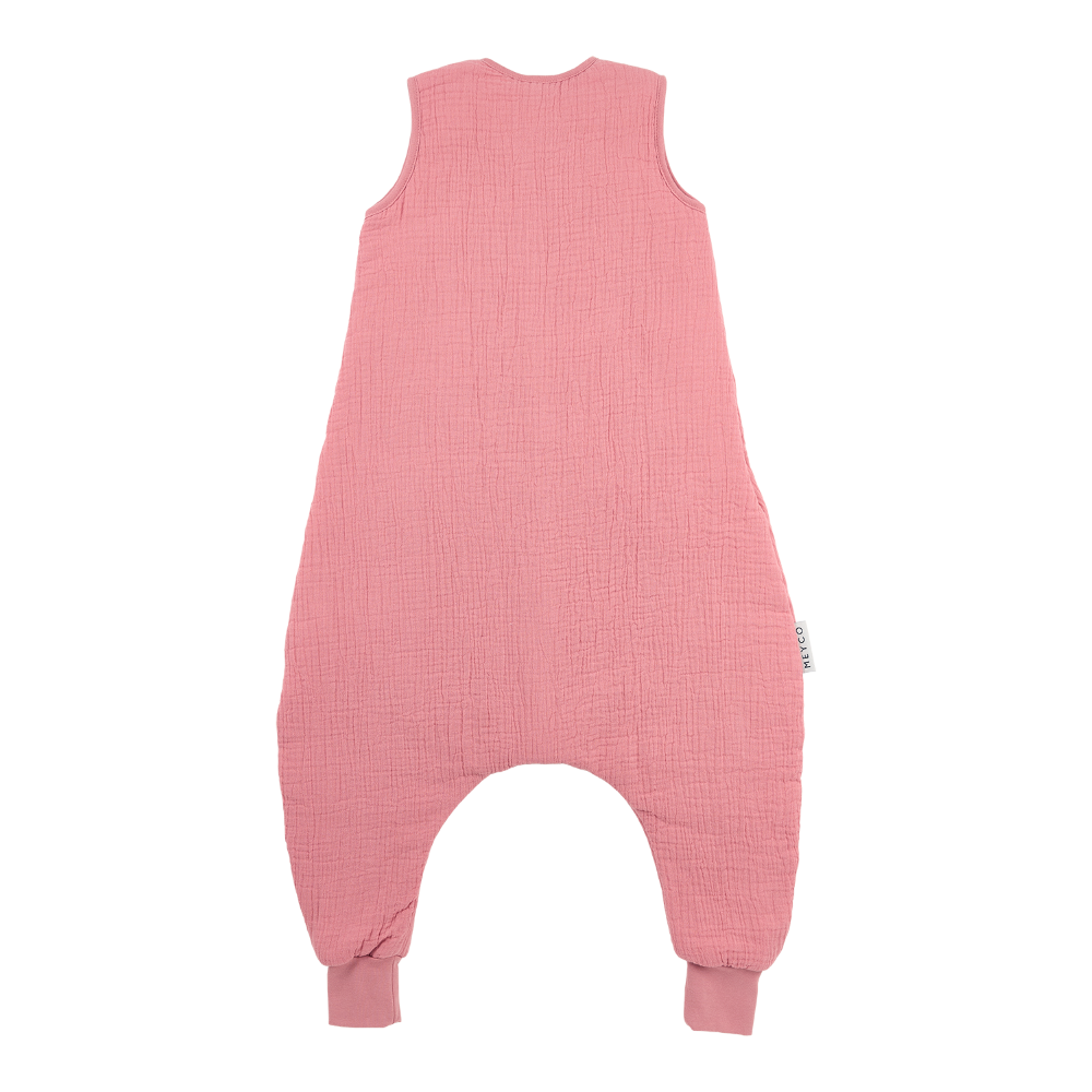 Meyco 100% Βαμβακερός Υπνόσακος 2.0 Tog με Ποδαράκια Muslin Rose (9 μηνών-5 ετών)