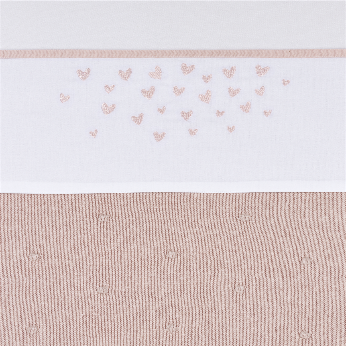 Meyco Σεντόνι Hearts Soft Pink 100x150cm