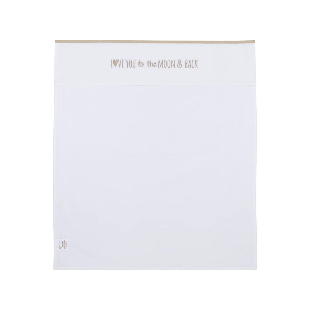 Meyco Σεντόνι Love you to the moon & back Sand 100x150cm