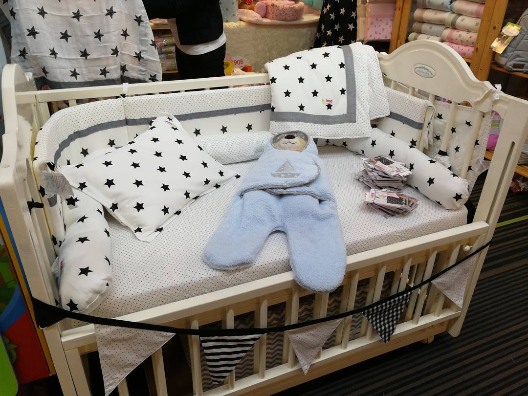 Minene Σετ Κουνιας Black Star