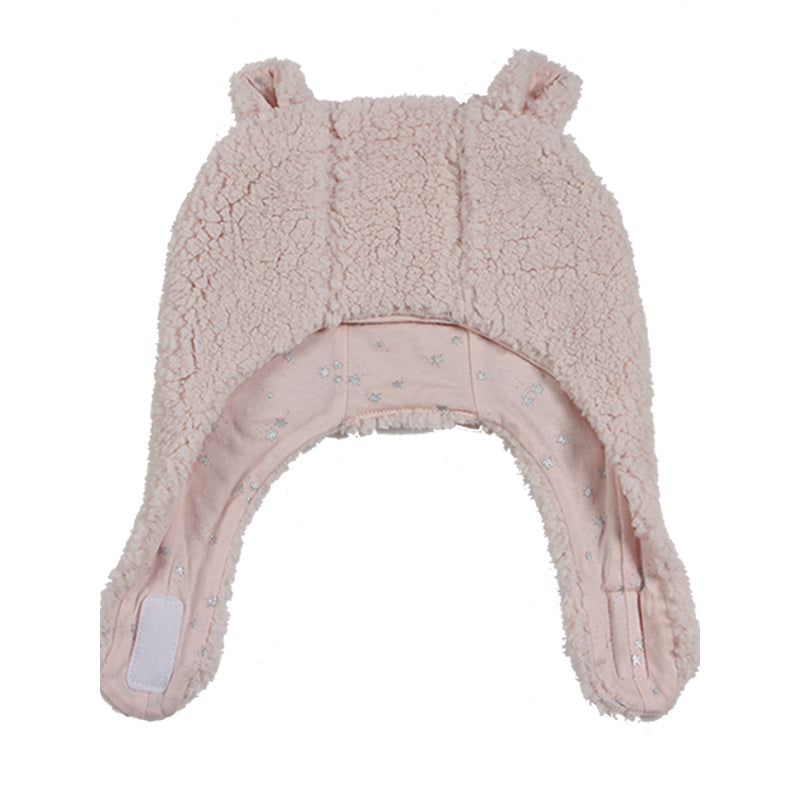 Minene Σκουφάκι Luxurious Bear Light Pink