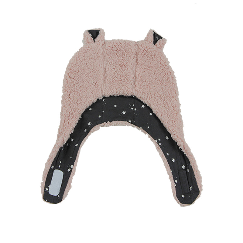 Minene Σκουφάκι Luxurious Bear Dark Pink