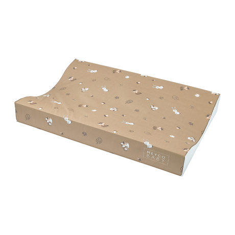 Meyco Μαλακή Αλλαξιέρα Μωρού Forest Animals Sand 50x70cm