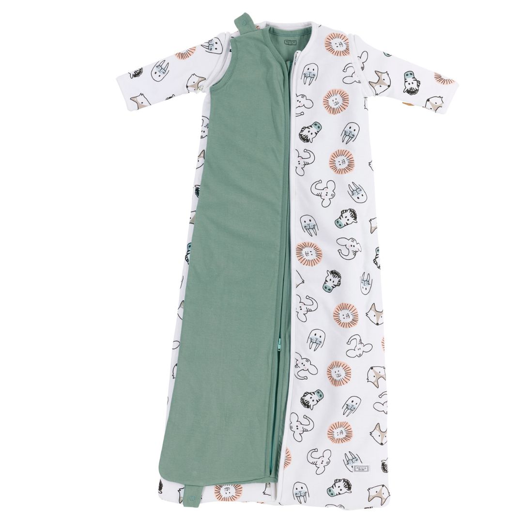 Meyco Baby Animal Υπνόσακος 4 εποχές Πολύχρωμος