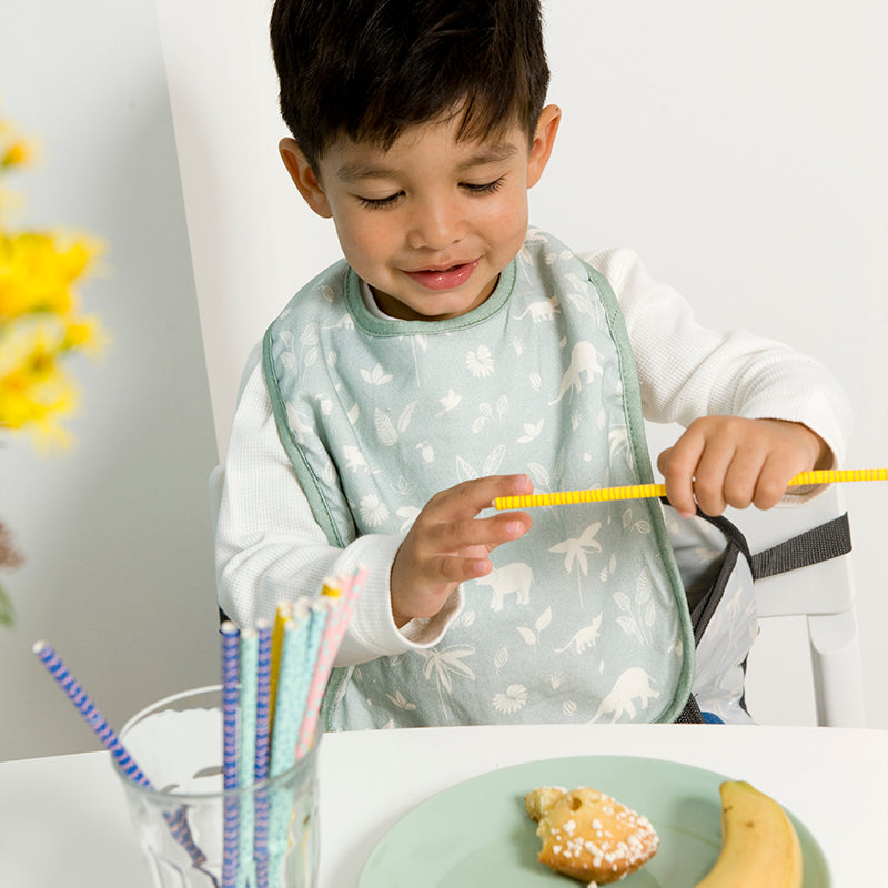 Baby To Love Σετ 2 σαλιάρες/ποδιές – Green Tropic