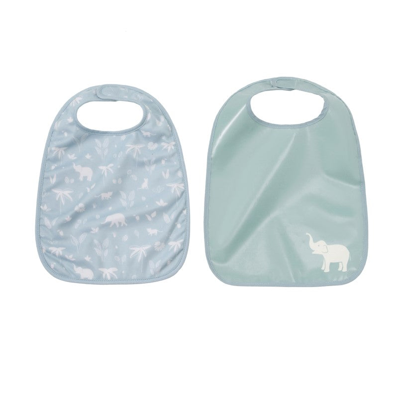 Baby To Love Σετ 2 σαλιάρες/ποδιές – Green Tropic