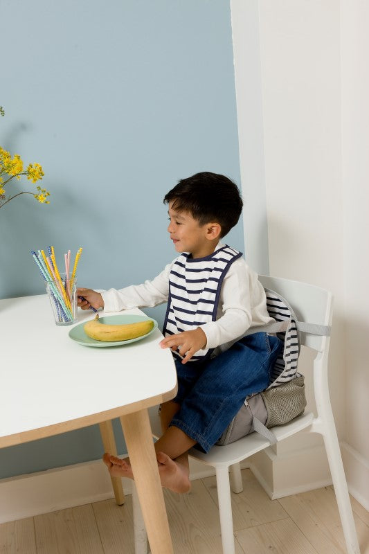 Baby To Love Σετ 2 σαλιάρες/ποδιές – Blue Stripes