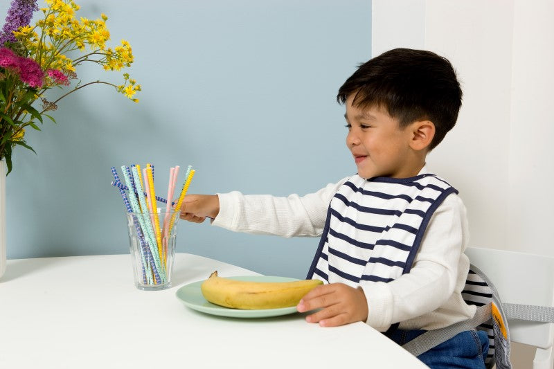 Baby To Love Σετ 2 σαλιάρες/ποδιές – Blue Stripes